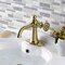 Kingston Brass KSD3547RKX Single-Handle Bathroom Faucet with Push Pop-Up, Brushed Brass KSD3547RKX - alternate 5
